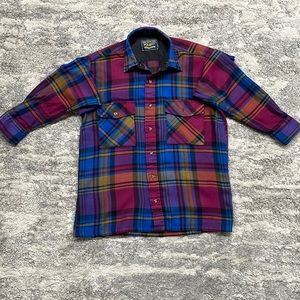 Backpacker Outdoors Button Up Flannel Shirt